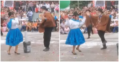 Venezolano cautiva por realizar danza peruana tradicional