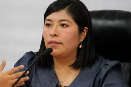Betssy Chávez, expresidenta del Consejo de Ministros.