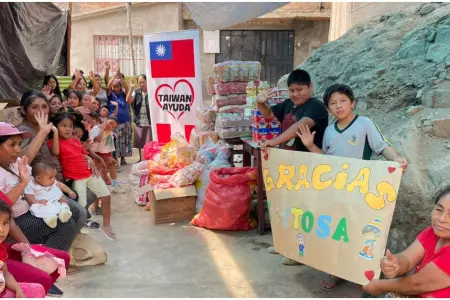 Gobierno Taiwán dona alimentos a olla común