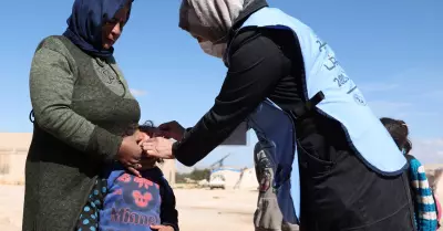 Vacunacin contra el clera en Siria