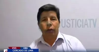 Pedro Castillo ante el Poder Judicial.