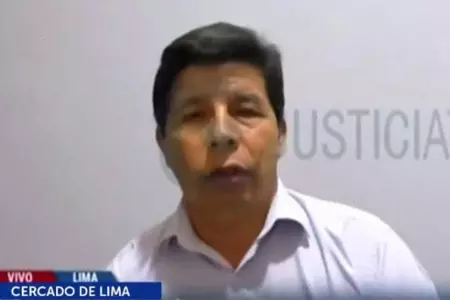Pedro Castillo ante el Poder Judicial