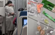 Mujer reparte tapones para los odos a pasajeros por si su beb llora durante vuelo