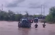 Piura: Se desborda ro Piura en la zona de Santa Rosa de Chulucanas