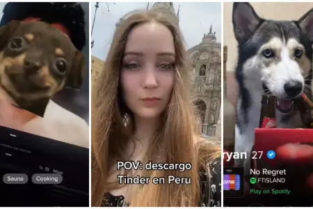 Extranjera queda sorprendida al descargar Tinder en Per