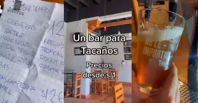 Bar para tacaos en Miraflores