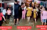 Video: No les import nada! Hicieron fiesta en medio de inundaciones y son viral en TikTok