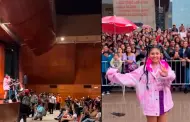 Milena Warthon cant para sus fans pese a la cancelacin de su concierto por lluvias en Lima