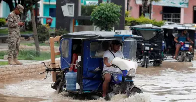Regiones afectadas por lluvias del cicln Yaku.