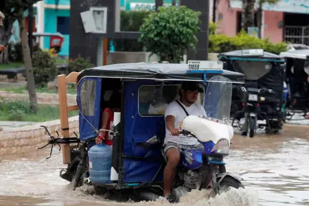 Regiones afectadas por lluvias del ciclón Yaku.
