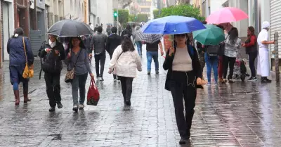 Senamhi alert lluvias intensas en Lima Metropolitana