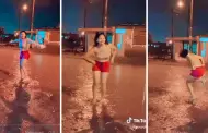 Mujer zapatea bajo la lluvia al ritmo de huayno y desata risas en redes: "Esa es la actitud"