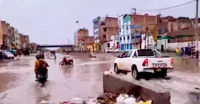 Lambayeque soporta intensas lluvias por cicln Yaku.