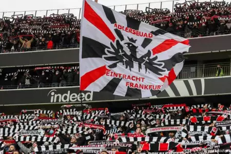 Los hinchas del Eintracht