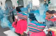 "No podemos dejar a nuestros bebs": Mujeres aymaras continuarn con su protesta pacfica en Lima