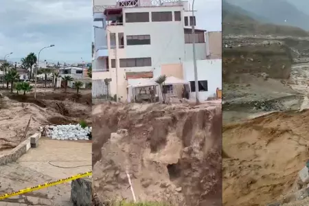 Se registra nuevo huaico y reactivación de quebrada en Punta Hermosa.