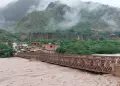 Río Marañón a punto de colapsar puente Chagual e inunda viviendas y cultivos en Bambamarca