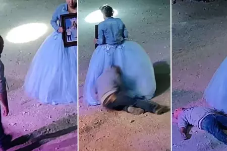 Hombre ebrio arruina baile de quinceaera