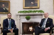 Biden festeja San Patricio con el primer ministro de Irlanda