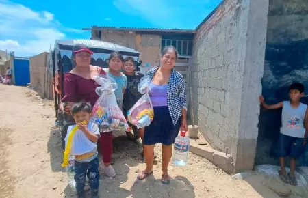 Fundación Romero y Exitosa ayudan a damnificados por huaicos en Trujillo.