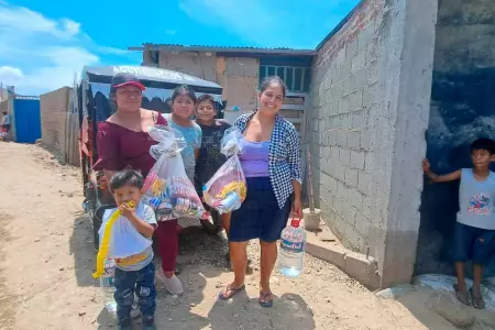 Fundación Romero y Exitosa ayudan a damnificados por huaicos en Trujillo.