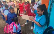 VMT: Exitosa entrega kit de tiles a escolares de I.E. Manuel Casalino Grieve
