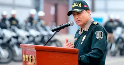 Raúl Alfaro, retirado del cargo como comandante general de la PNP.