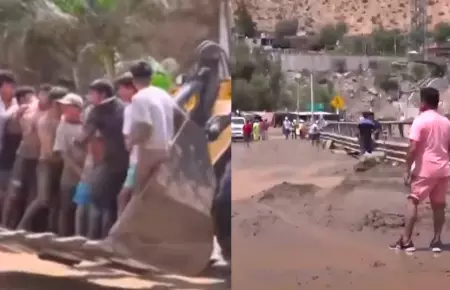 Vecinos de Santa Rosa de Quives piden ayuda tras desborde de Laguna Yarcan.