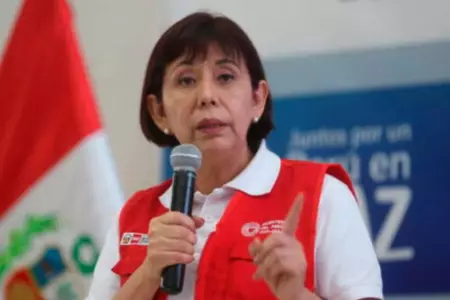 Nancy Tolentino, ministra de la Mujer.