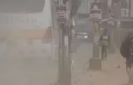 La Libertad: Calles de Trujillo lucen cubiertas de polvo tras caída de huaico