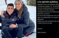 Esposa de Paolo Hurtado anunci el fin de su matrimonio con el futbolista tras ser captado con Jossmery Toledo