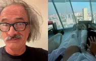 "Met la pata": Carlos Alcntara alarma a sus seguidores al mostrarse hospitalizado