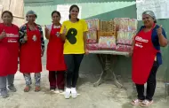 Exitosa y Alicorp llevan donaciones de vveres a la olla comn 'Esperanza' en Manchay