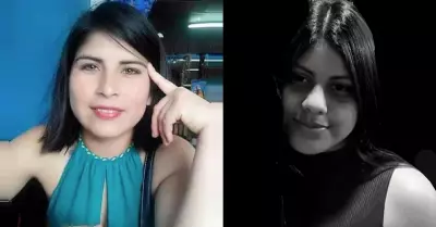 Katherine Gómez y Eyvi Ágreda, dos víctimas de feminicidio en el Perú.