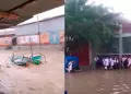 Sullana: Lluvia intensa arrasa con el mercado y afecta a escolares