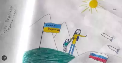 Rusia: Hombre sería encarcelado por dibujo antiguerra que hizo su hija