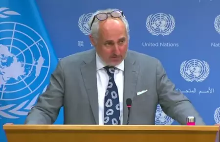 Stephane Dujarric, portavoz del secretario general de las Naciones Unidas.