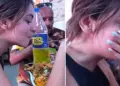 No hay quien se resista! Joven salvadorea prob ceviche por primera vez y dice: "Se me hace agua la boca"