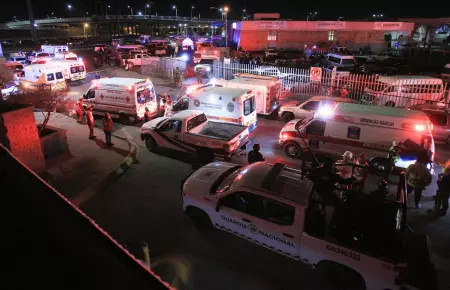 39 personas que estuvieron encerradas murieron por un incendio en un centro de d