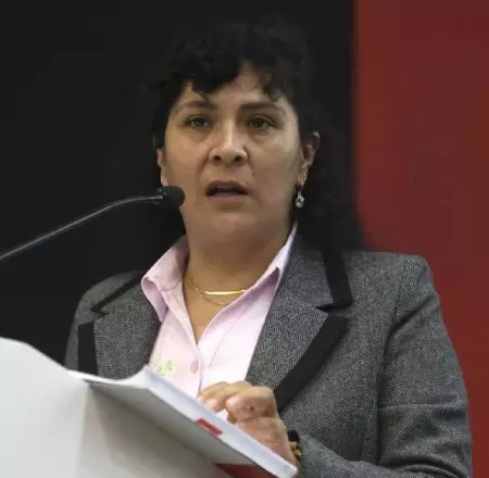 Lilia Paredes, ex primera dama.