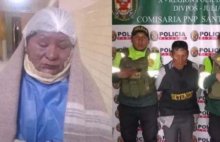 Adulta mayor quemada viva en Puno.