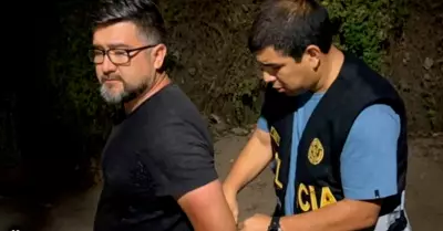 Exministro de Vivienda, Geiner Alvarado es capturado por la PNP.