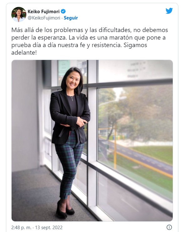 El cambio de look de Keiko Fujimori tras divorcio