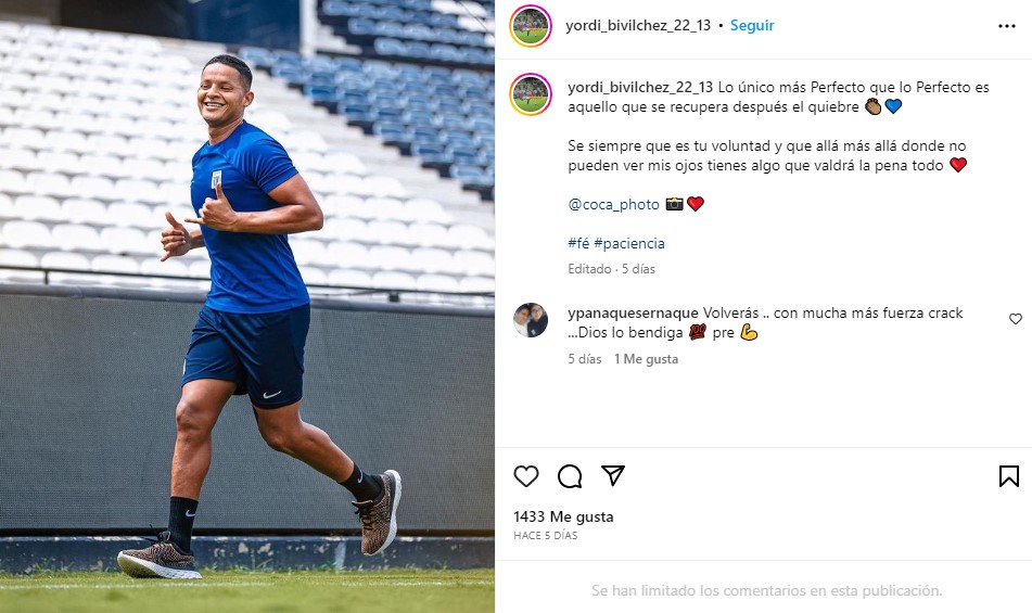 Jugadores de Alianza Lima cierran comentarios en Instagram.