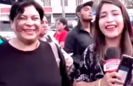 Amor de madre! Mujer se quit la blusa en la calle para que su hija d examen de admisin en UNMSM