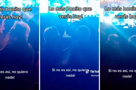 Abuelitos bailan romnticamente en concierto de Grupo 5