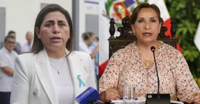 Ministra de Salud, Rosa Gutirrez defendi a Dina Boluarte