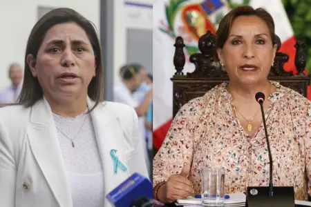 Ministra de Salud, Rosa Gutirrez defendi a Dina Boluarte