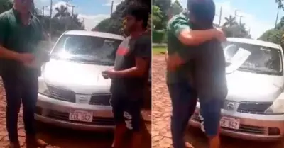 Padre sortea su auto para pagar operacin de su hija.