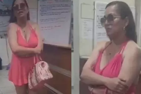 Mujer agrede verbalmente a polica tras llamado de mozo en Pueblo Libre.